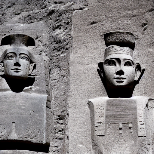 Above these were two astragals carved from basalt such as Pharaoh never commanded.